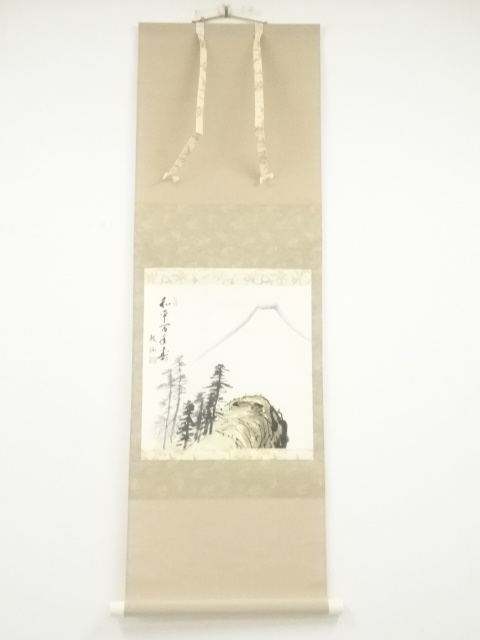 JAPANESE HANGING SCROLL /PRINTED  / Mt. FUJI